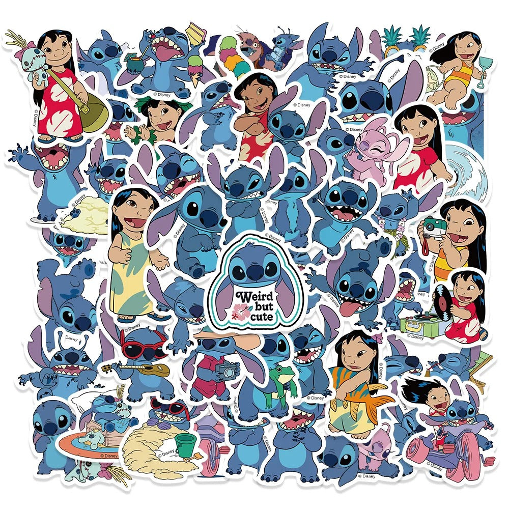 Lilo & Stitch (51pcs) Muli use stickers