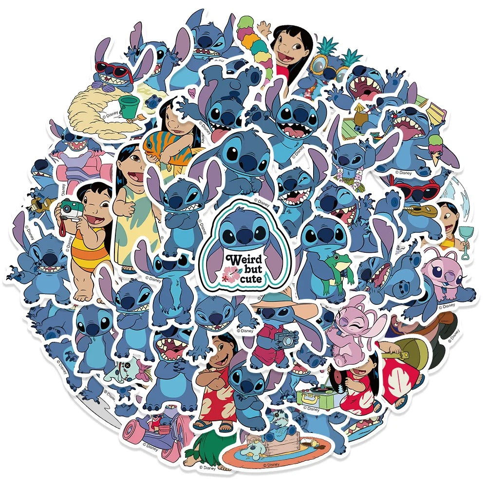 Lilo & Stitch (51pcs) Muli use stickers