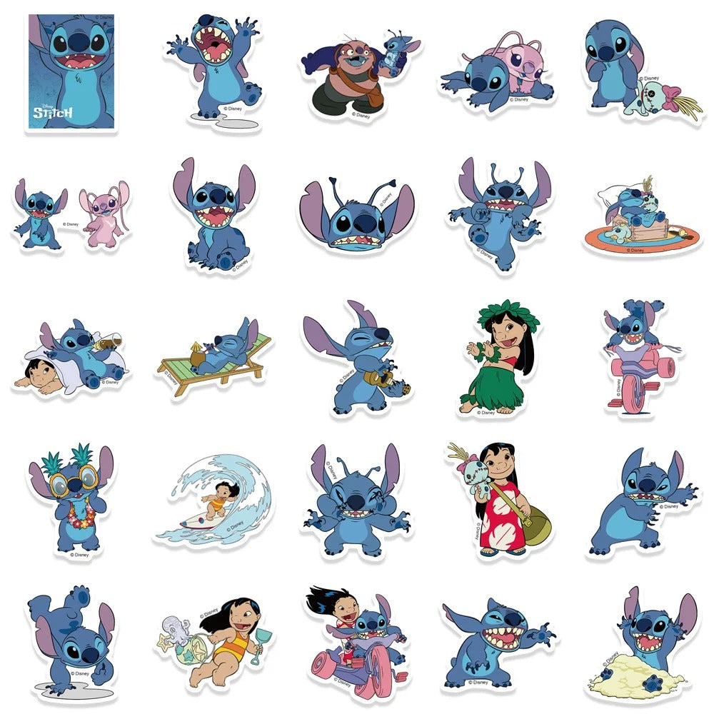 Lilo & Stitch (51pcs) Muli use stickers