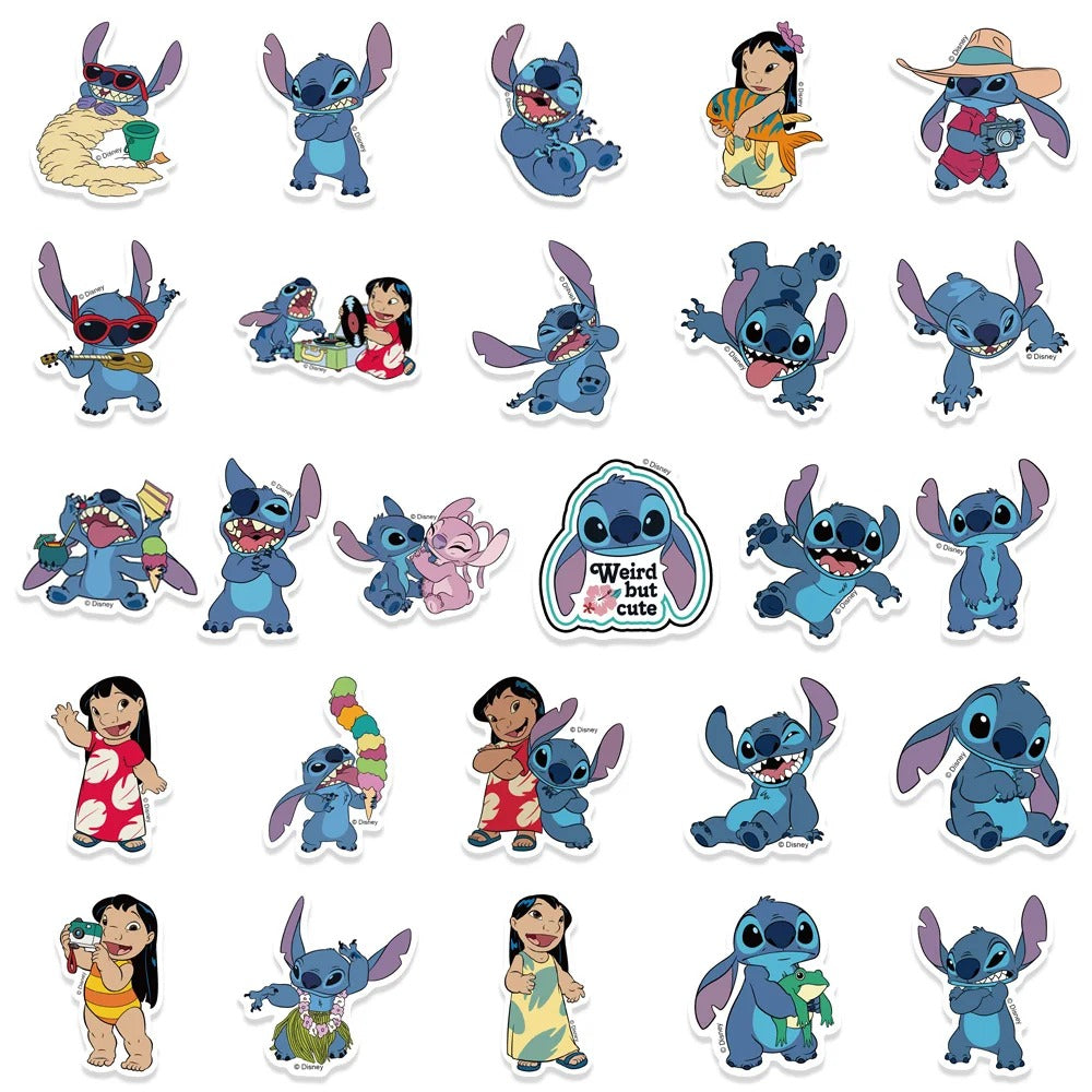 Lilo & Stitch (51pcs) Muli use stickers